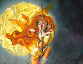 Amazone par Caroline Dewaele, cAro - Le Bulbe à Plumes