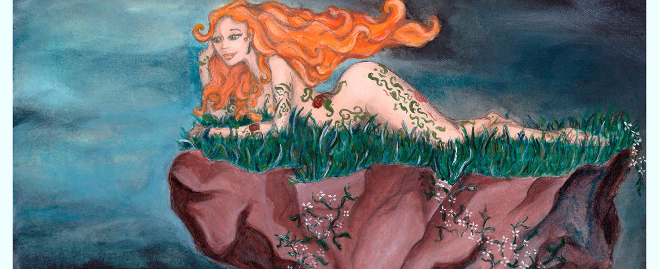 Caroline Dewaele, cAro - Dame Nature Voeux 2015