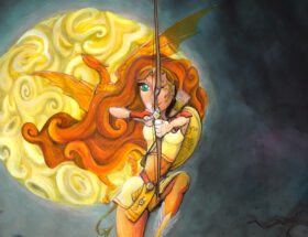 Amazone par Caroline Dewaele, cAro - Le Bulbe à Plumes