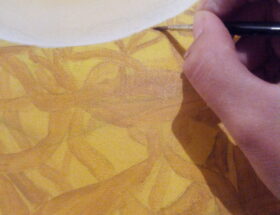 'One Love' work in progress - Caroline Dewaele, cAro - Le Bulbe à Plumes