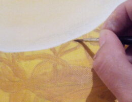 'One Love' work in progress - Caroline Dewaele, cAro - Le Bulbe à Plumes